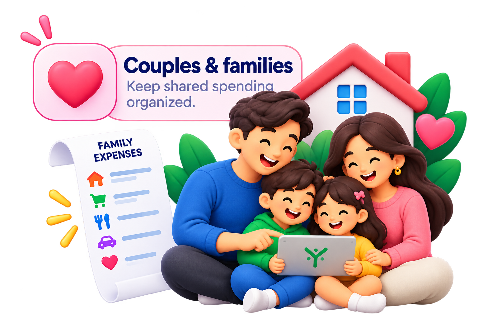 Couples and families budgeting